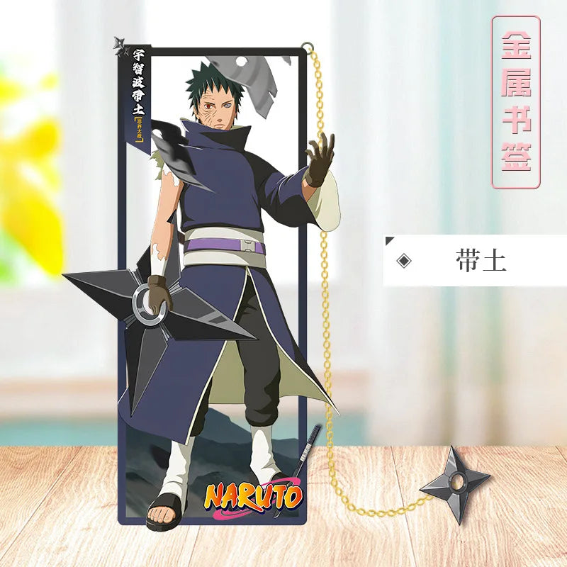 Naruto Anime Metal Bookmarks for Collectors Stylish Character Bookmark NEW