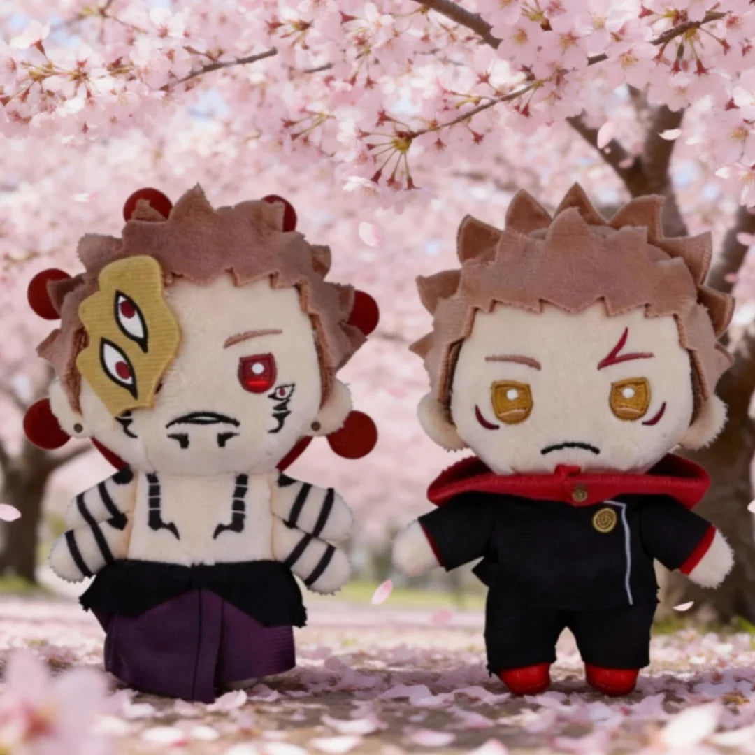 12CM Cartoon Jujutsu Kaisen Plush Doll Cute Ryōmen Sukuna Toge Omori Anime Periphery Doll Pendant Room Decor Birthday Gift