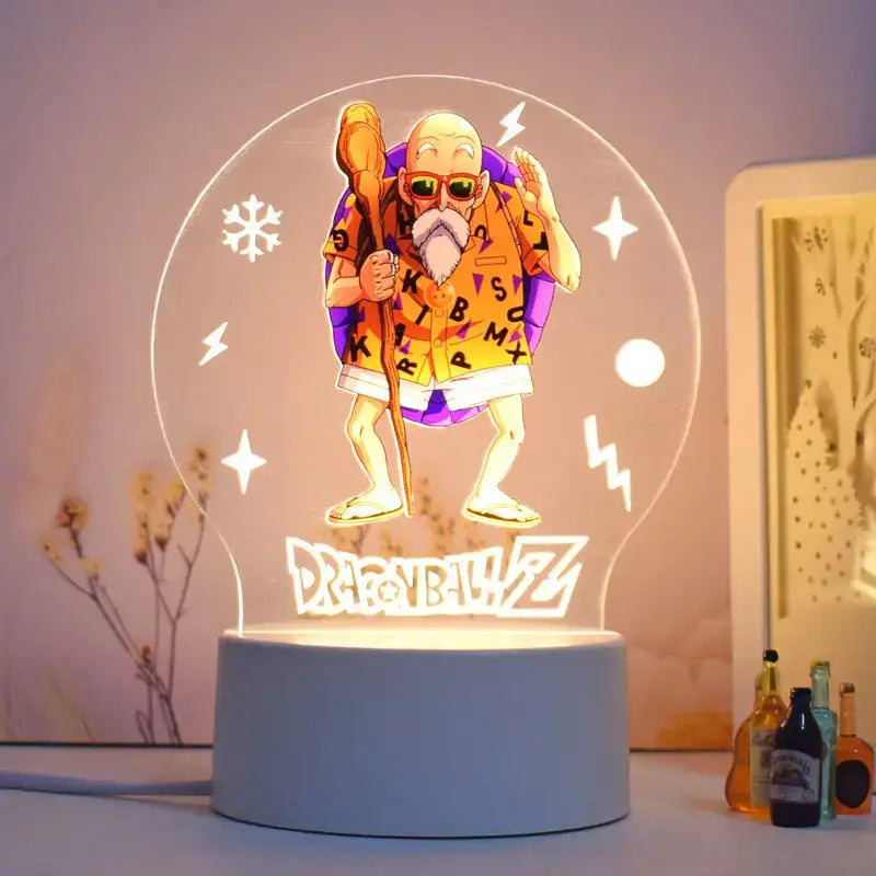 Dragon Ball Z Goku 3D LED Lamp – Cartoon Table Light