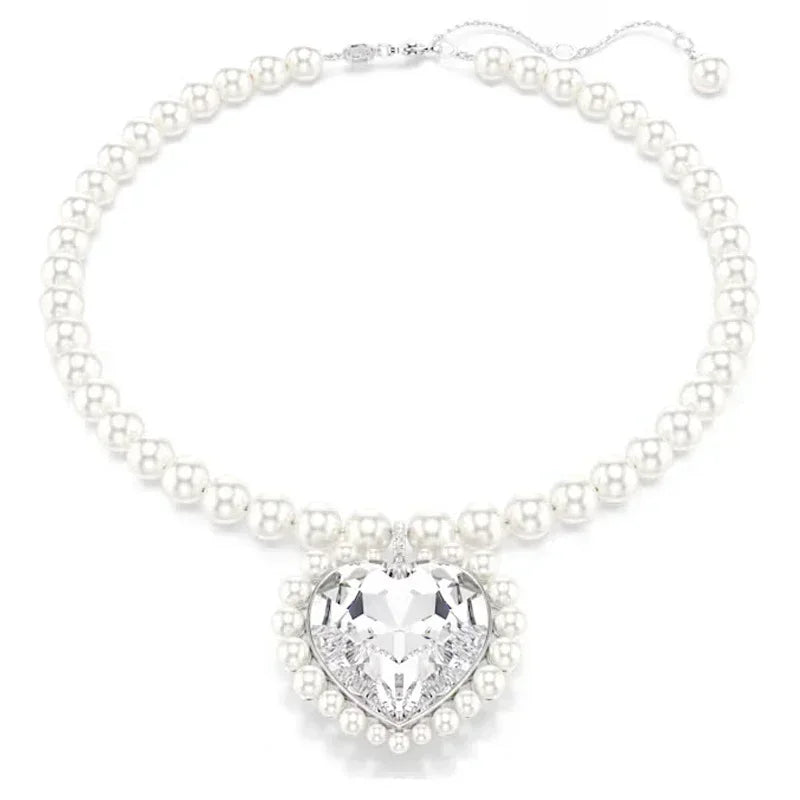 Good Brand Silver Color Ariana Grande Tennis Necklace Women Romantic Luxury Gift Jewelry Set Jewelry Sets 925 sterling silver