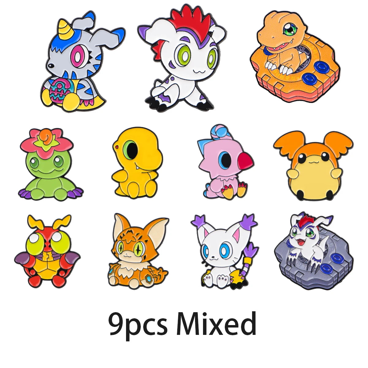 Cartoon Monster Enamel Pins Anime Elf Brooches Badge on Backpack Lapel Pins Costume Accessories Jewelry Fans Gifts