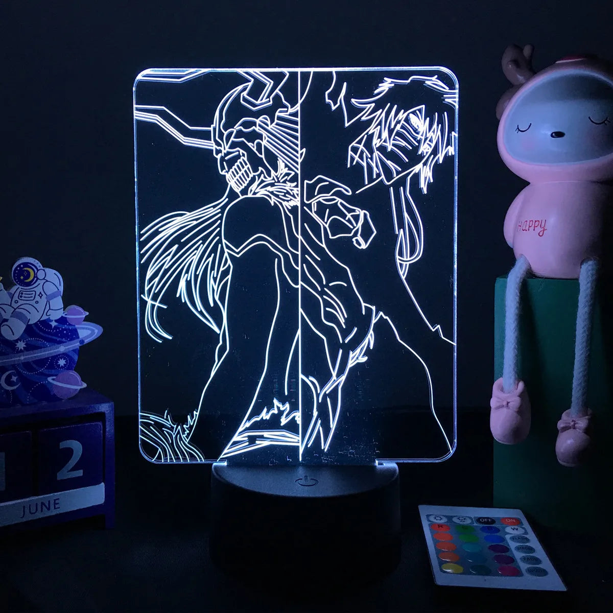 3D Anime Lamp Bleach Led Night Light for Kids Bedroom Decoration Bedside Lamp Gift for Children Study Room Decor Light 3d