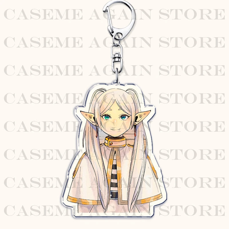 Popular Anime Frieren Beyond Journeys End Keychains for Accessories Bag Himmel Heiter Girl Keyrings Jewelry Fans Friends Gifts