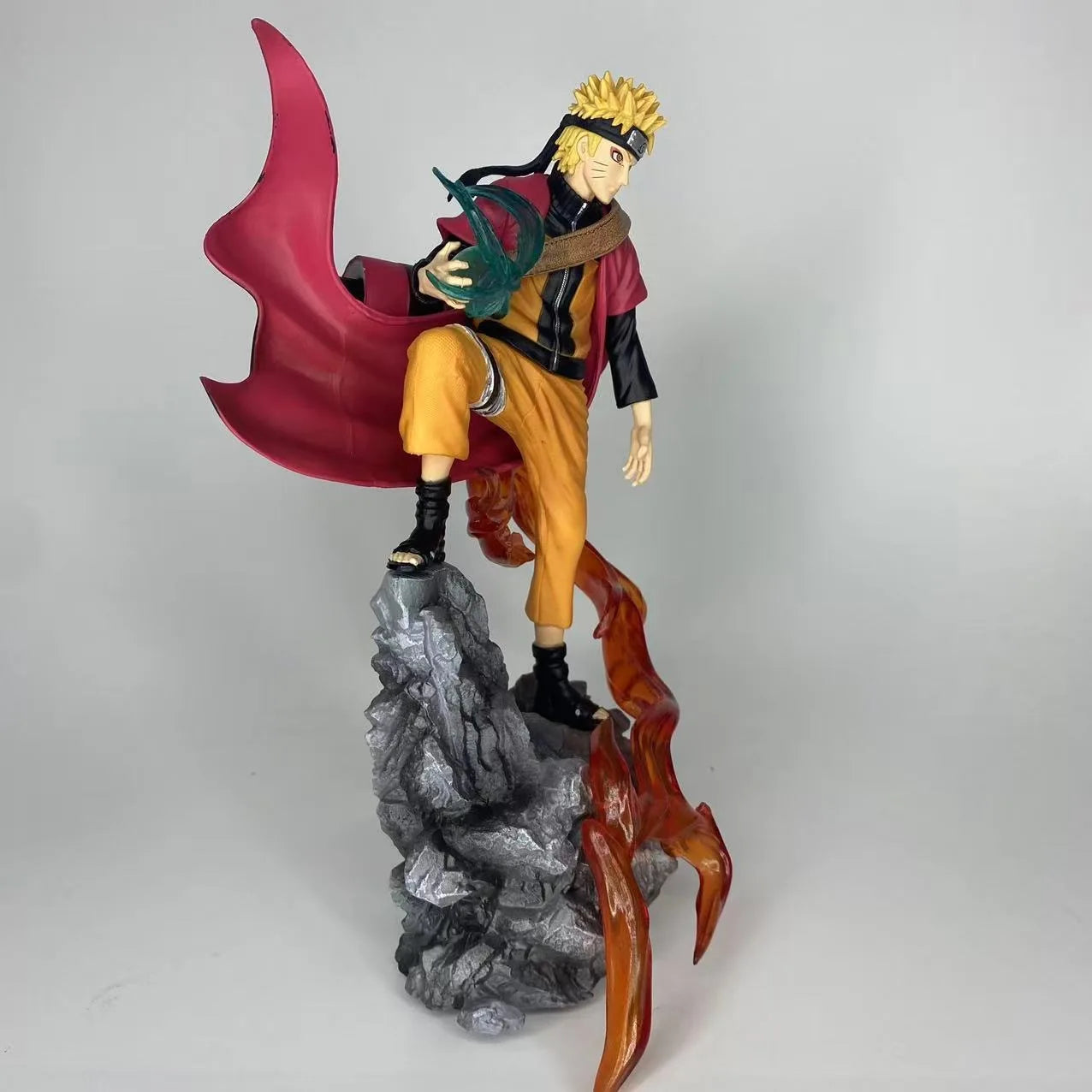 23cm Naruto Anime Action Figure Uzumaki Naruto And Uchiha Sasuke  Collection Figures Statue Anime Peripheral Model Ornaments Toy