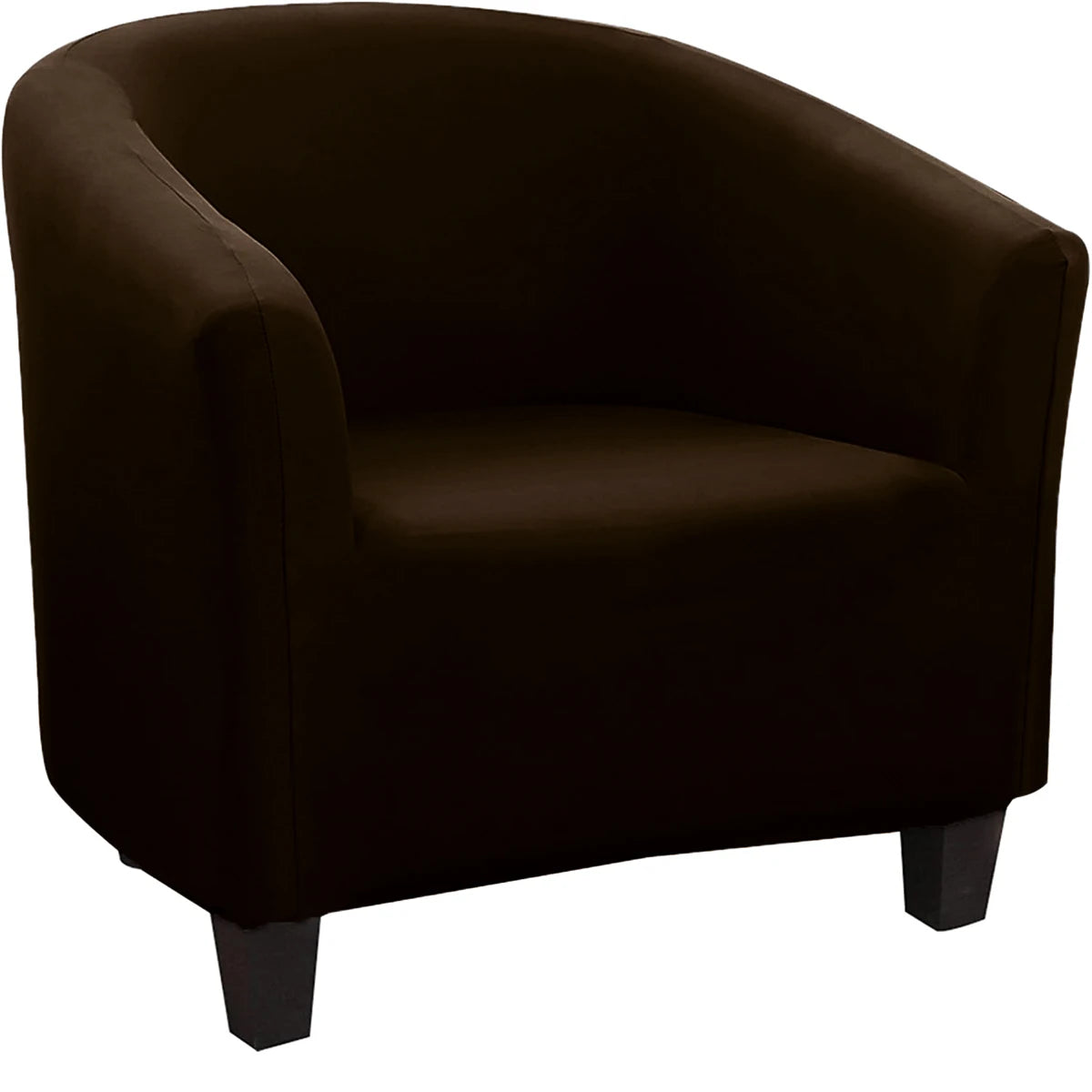 Stretch Club Chair Slipcover Spandex Barrel Chair Covers Printed Tub Living Room Armchair Covers Furniture Protector Sofa Cover