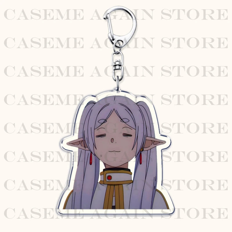 Popular Anime Frieren Beyond Journeys End Keychains for Accessories Bag Himmel Heiter Girl Keyrings Jewelry Fans Friends Gifts