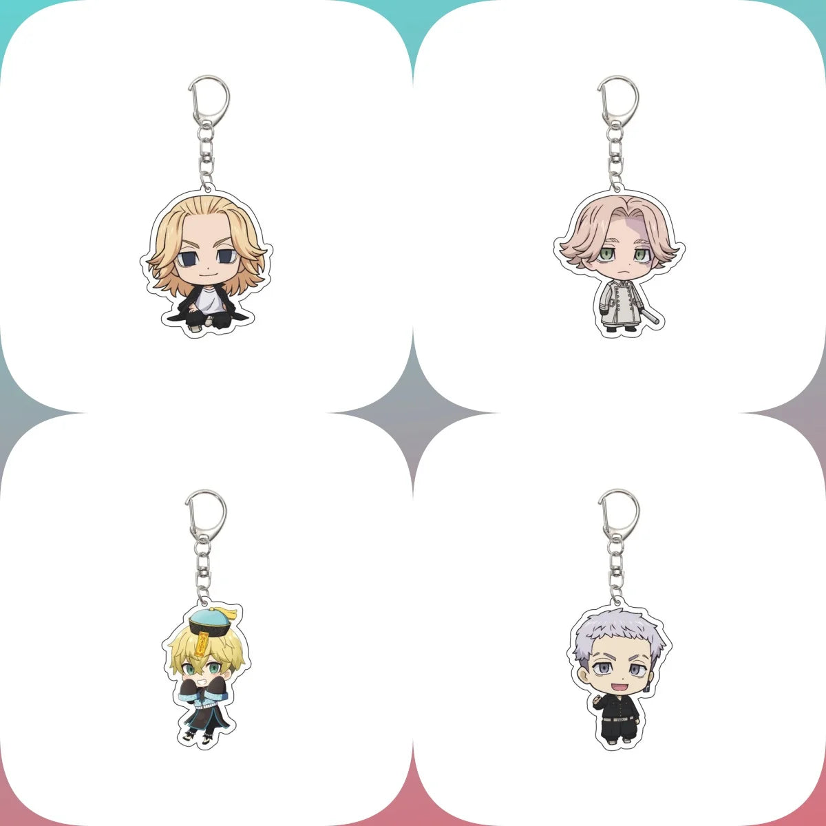 6CM  Anime Tokyo Revengers Acrylic Keychain Model Cosplay Characters Ornament Accessories Goods Collection Christmas Gifts