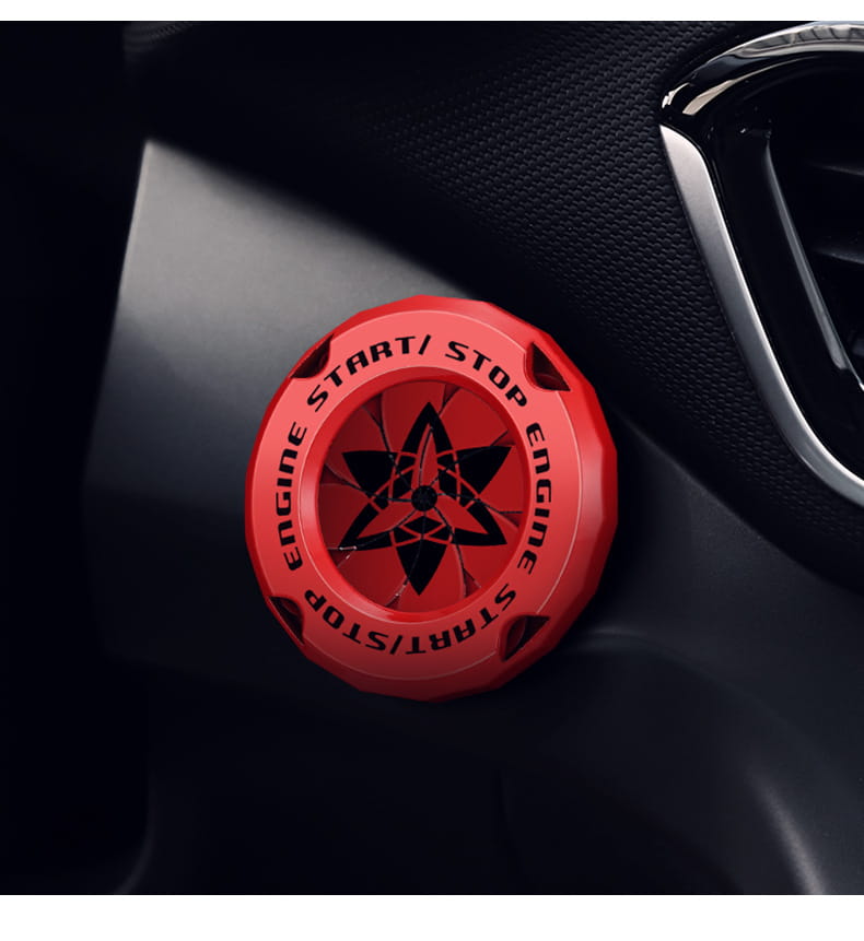 Naruto Sharingan Start Button Cover – Ignition Switch Decor
