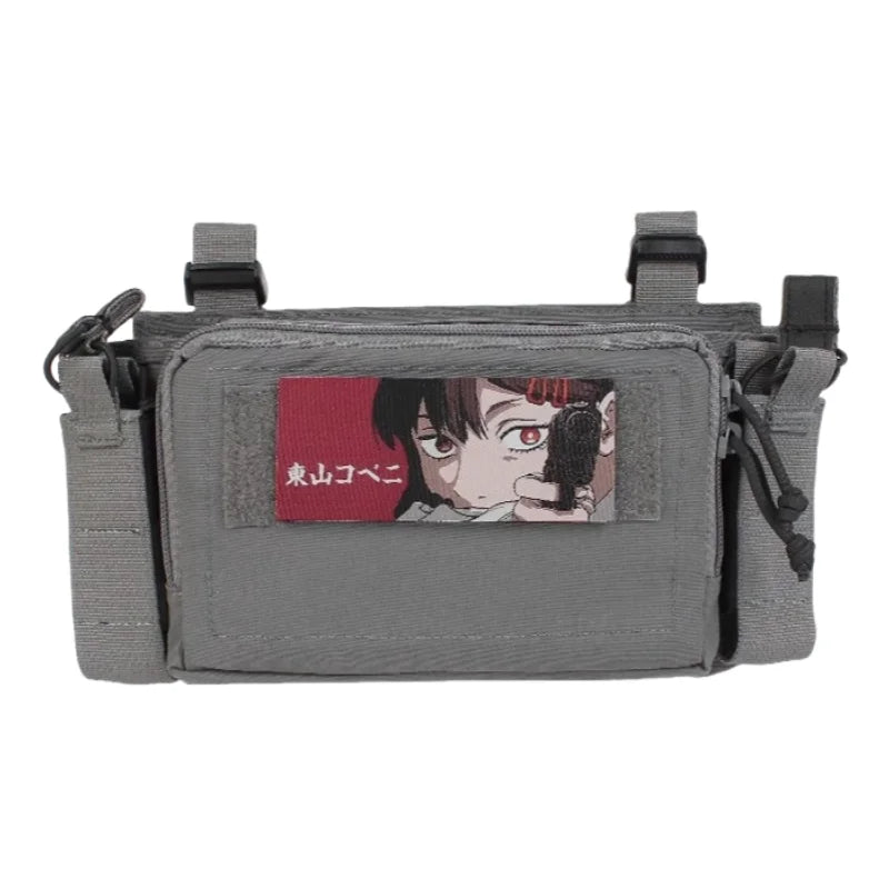 Chainsaw Man Anime Patch Power Hayakawa Autumn Label Embroidery Patches Hook and Loop Metal Tactical Military Backpack Badges