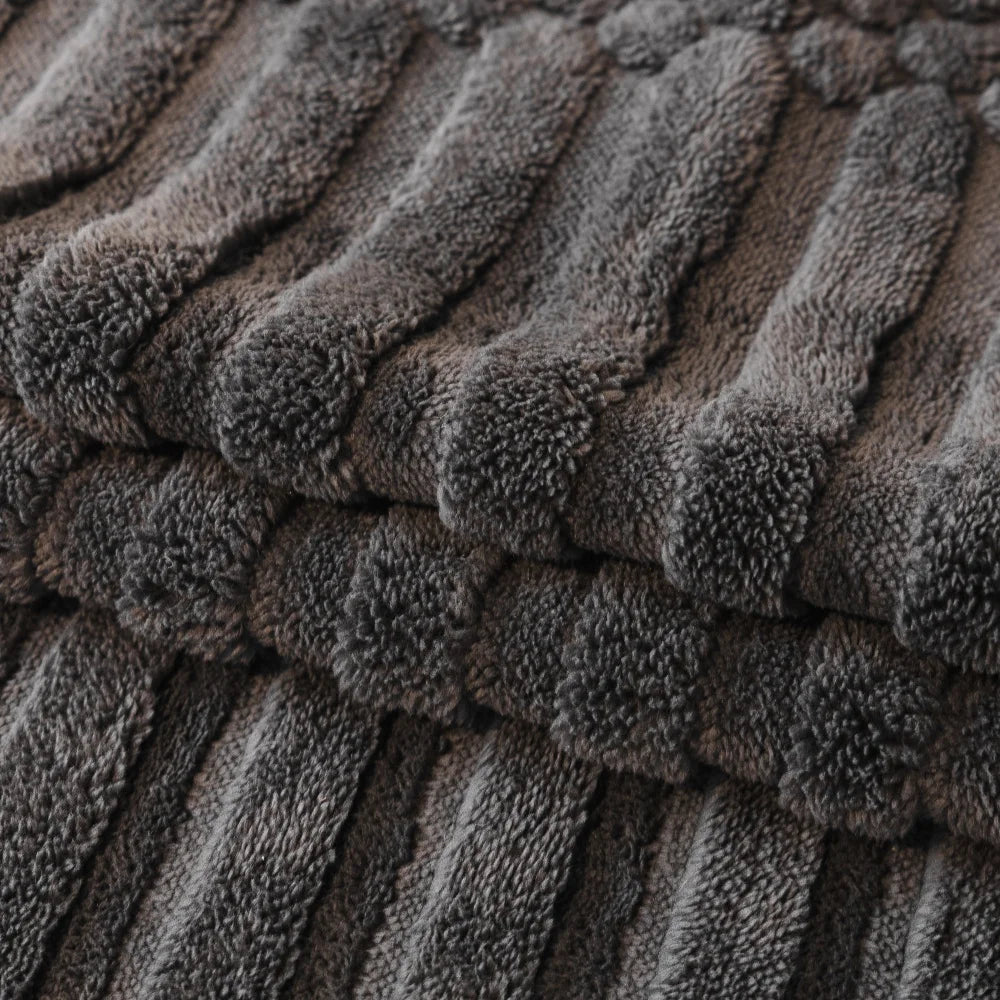 Thicken Warm Geometric Jacquard Fleece Anti-Slip Sofa Cover for Living Room Couch Seat Cover Warm Solid Tuffed Fleece Sofa Towel