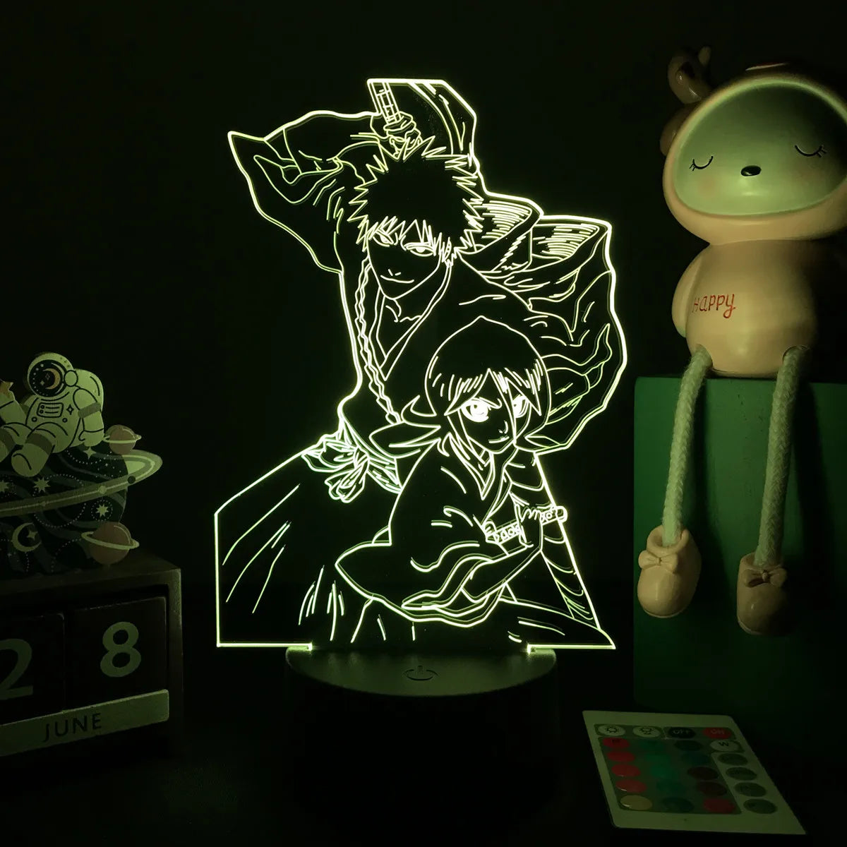 3D Anime Lamp Bleach Led Night Light for Kids Bedroom Decoration Bedside Lamp Gift for Children Study Room Decor Light 3d