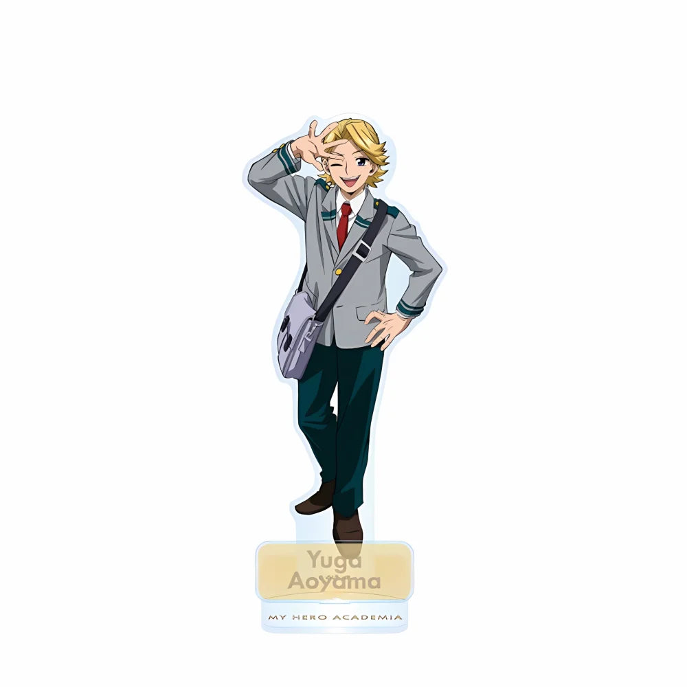 Anime My Hero Academia Acrylic Standee Keychain Izuku Midoriya School Uniform Ver Cartoon Figure Desktop Decor Fans Gift