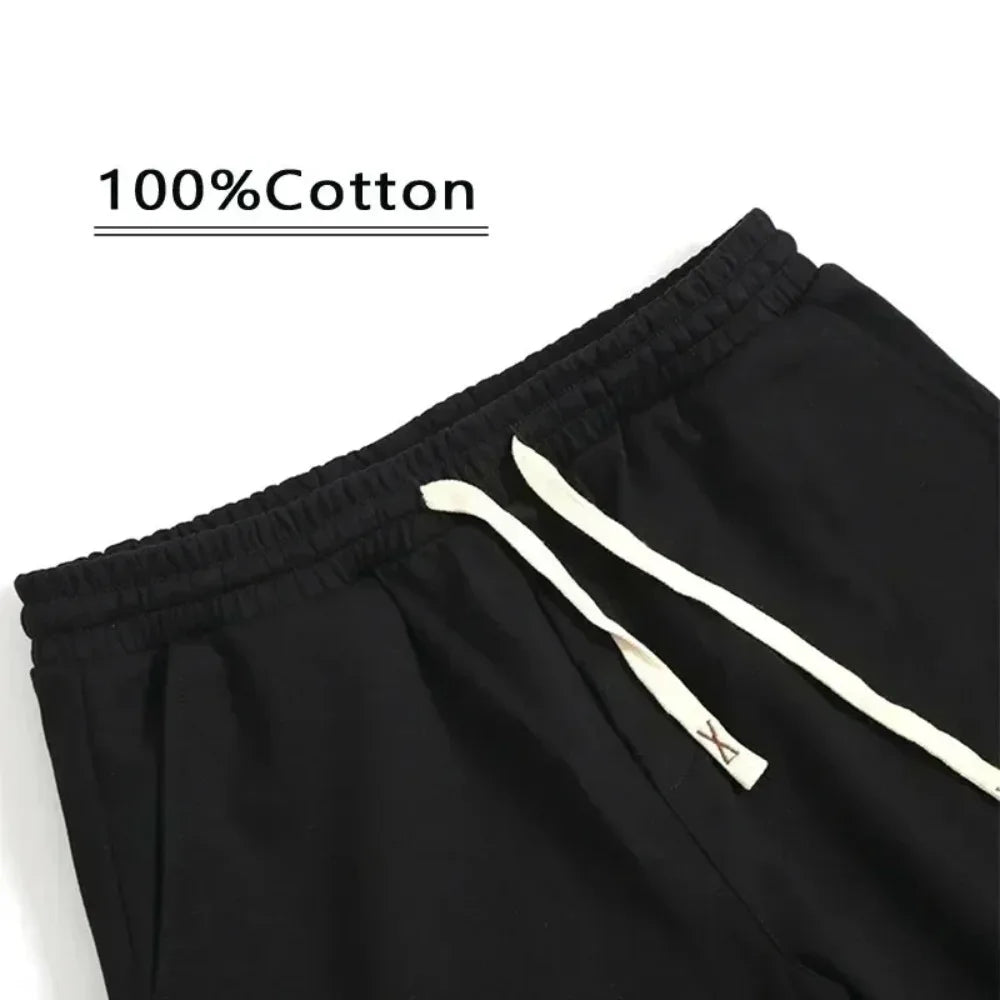 ONE PIECE Animation Luffy Sauron Peripheral Printed Cotton Shorts American Summer Men's Daily Loose Sports Breathable Pants