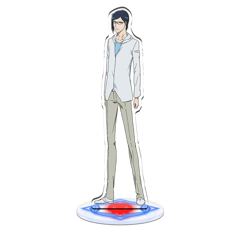 15cm hot Anime BLEACH Acrylic Stand Model Cosplay Characters Ornament Accessories Goods Collection Gifts 18pcs