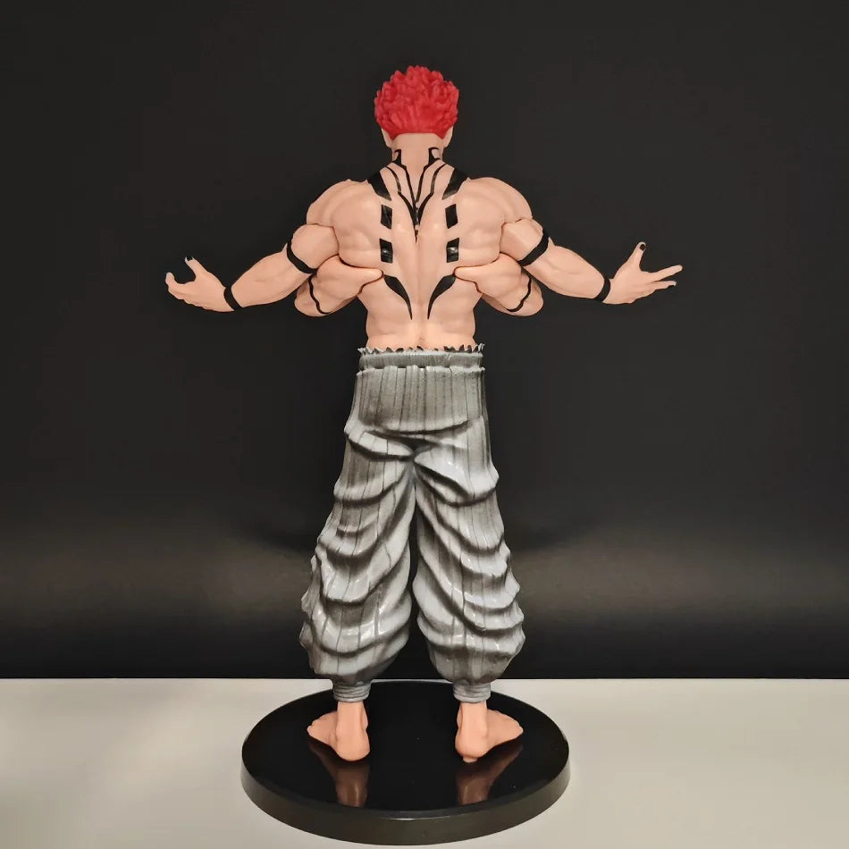 22cm Anime Jujutsu Kaisen Peripheral Figure Itadori Yuji Ryomen Sukuna Sukuna Action Model PVC Statue Decor Collection Toy Gift