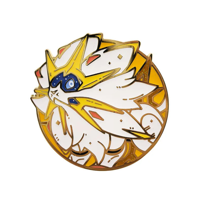 Gengar Anime Elf Enamel Pin Cute Cartoon Lapel Pins for Clothes Backpacks Cool Badges Round Brooch Jewelry Gifts for Friends