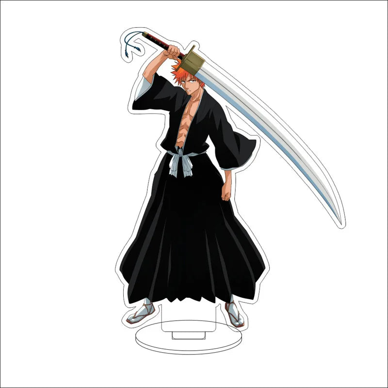 Anime BLEACH Acrylic Stand Ornaments Ogawa Michiru Kurosaki Isshin Kurosaki Yuzu Figure Stand Gifts