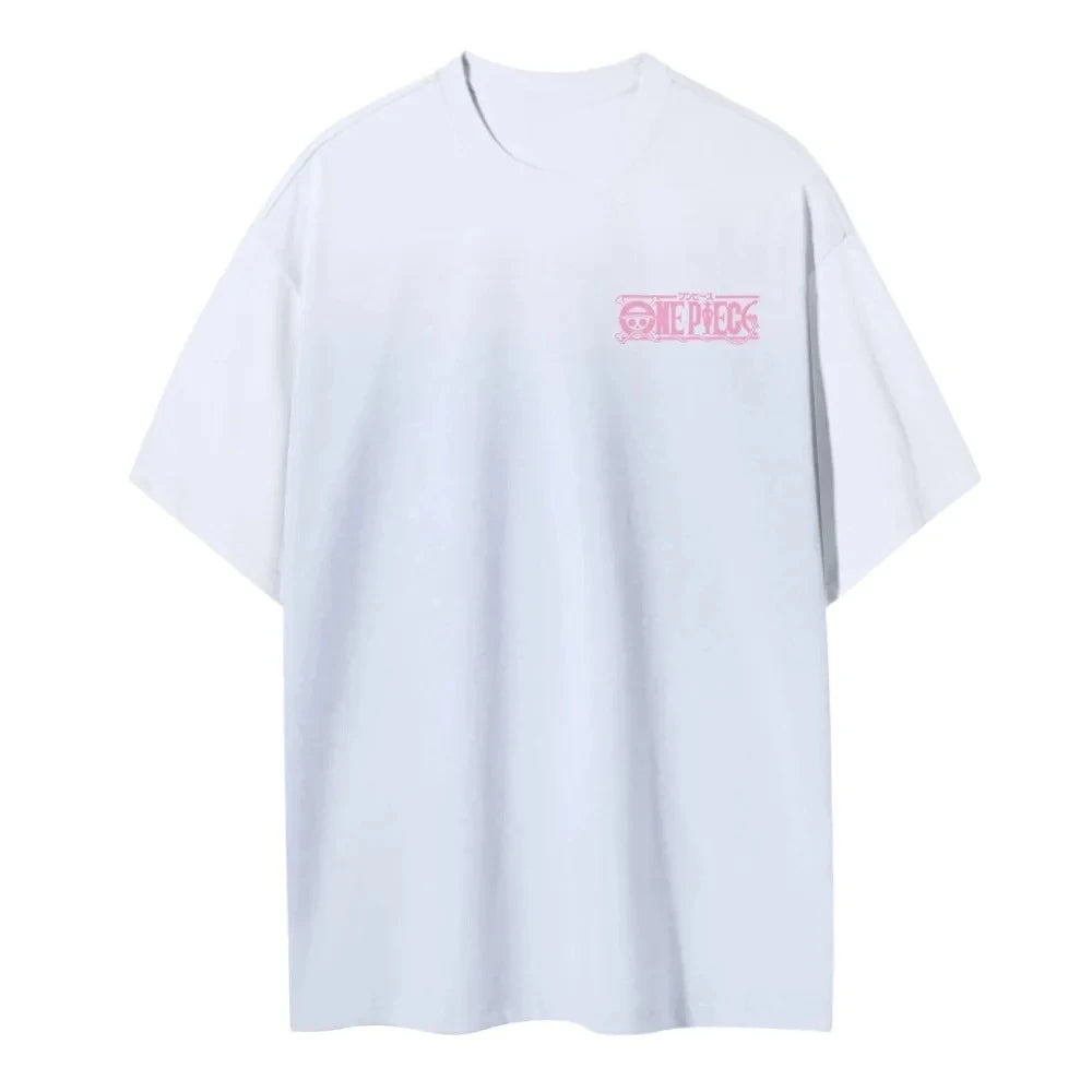 One Piece Men's Women's T-shirt Tony Tony Chopper Japan Anime Punk Tee Summer Spring Boy's Short Sleeves Parent-child Outfits