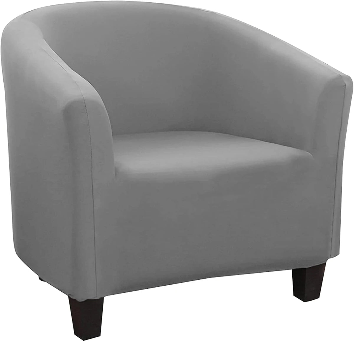Stretch Club Chair Slipcover Spandex Barrel Chair Covers Printed Tub Living Room Armchair Covers Furniture Protector Sofa Cover