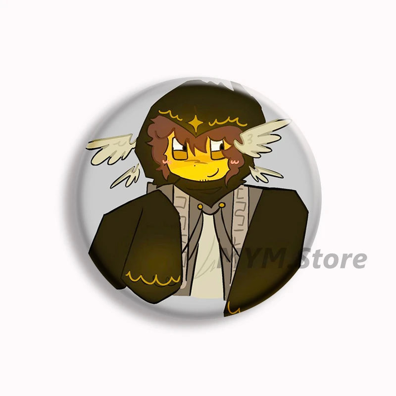 Forsaken Telamon Anime Soft Button Pin Shedletsky Brooches Badge Bag Decor Jewelry Fans Collect Gamer Friends Gifts