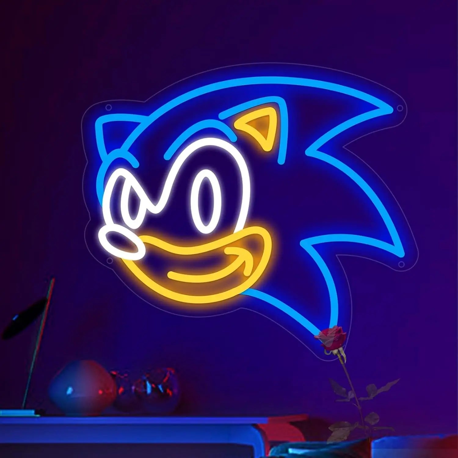 Anime LED Neon Sign – Dimmable Wall Light