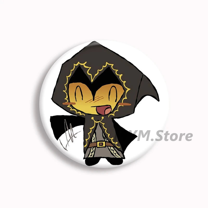 Forsaken Telamon Anime Soft Button Pin Shedletsky Brooches Badge Bag Decor Jewelry Fans Collect Gamer Friends Gifts