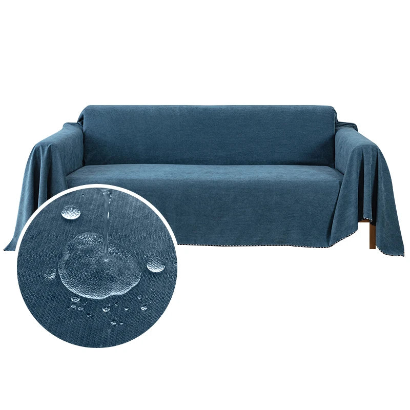 Waterproof Sofa Towel Solid Colour High Quality Sofa Cover Multifunctional Dustproof Durable Sofa Towel For Living Room Decor