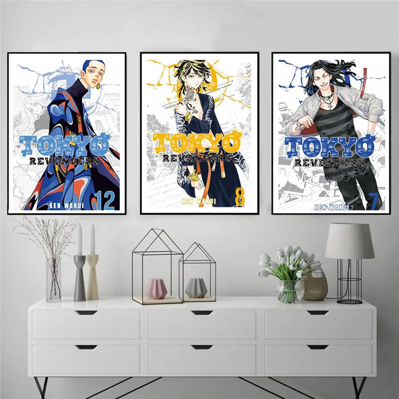 Japan Anime Tokyo Revengers Poster Wall Art Canvas Painting Print Pictures Home Bedroom For Living Room Decor Mural Posters Gift