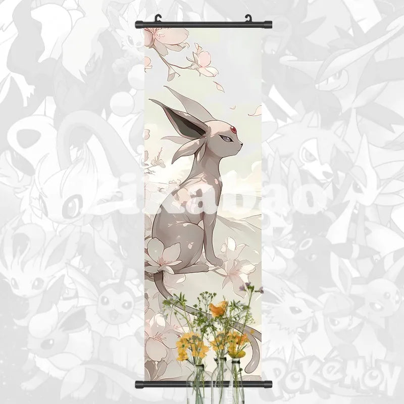 Printed Poster Anime Wall Artwork Greninja Pictures Gardevoir Painting Canvas Pikachu Hanging Scrolls Home Room Decor