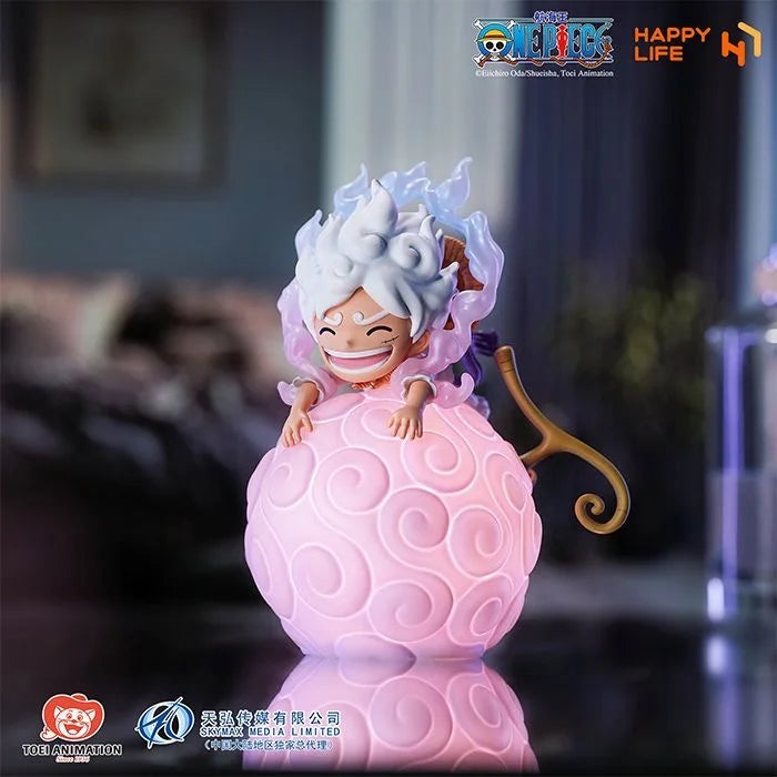 One Piece Devil Fruit Series Voice-Controlled Night Light Luffy Nico Robin Chopper Portgas·D· Ace Anime Figure Desktop Toy Gifts