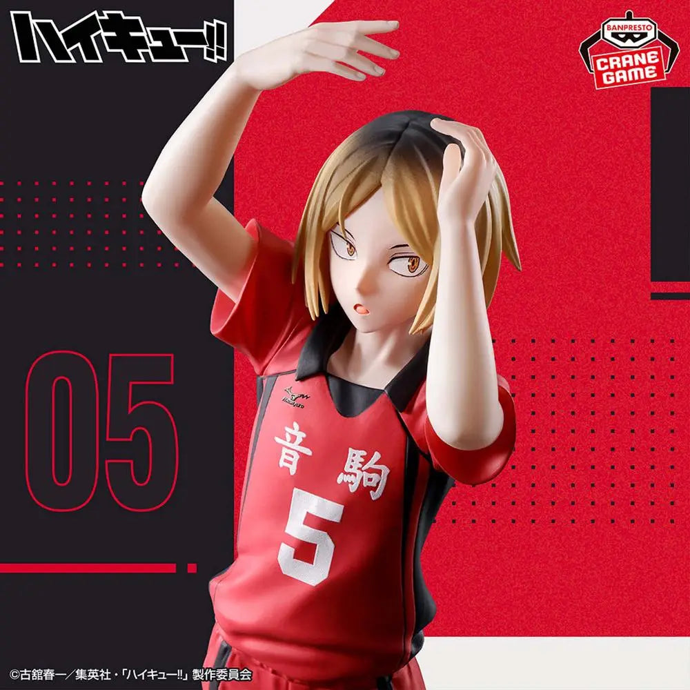 In Stock Original BANPRESTO Posing Figure Tetsuro Kuroo Kenma Kozume Figure Anime Haikyu!! Model Genuine Boxed Toy