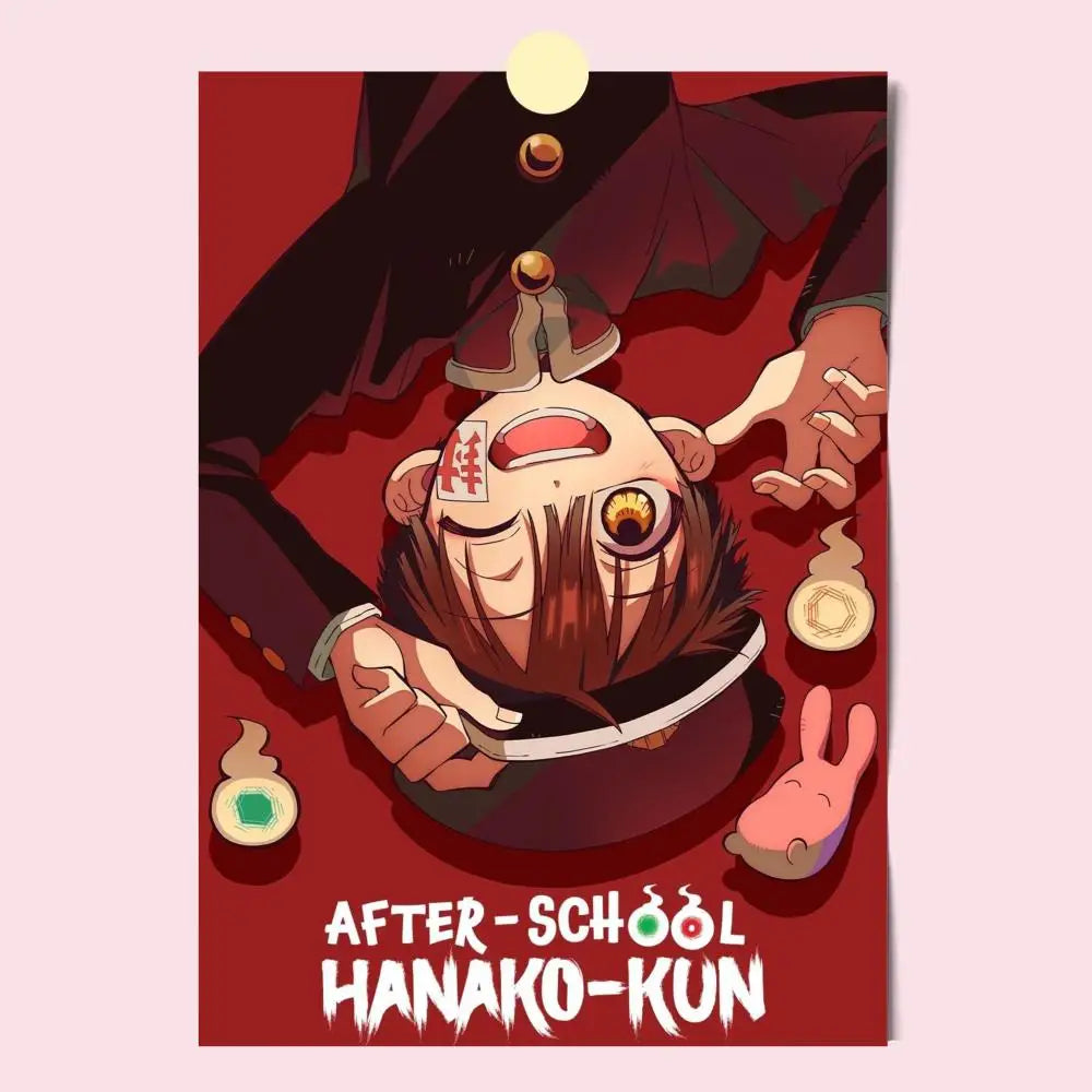 Poster HD Anime Hot Theme Singer/OST/Movie-Waterproof Self-Stick Home Decor Toilet Bound Hanako Kun Anime