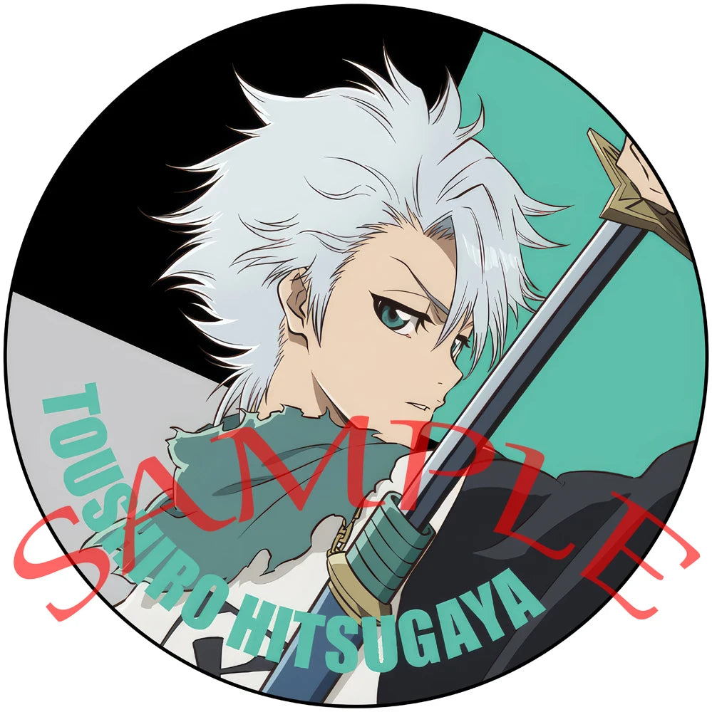 Anime BLEACH Cosplay Urahara Kisuke Ishida Uryuu Inoue Orihime Kuchiki Rukia Kurosaki Ichigo Cartoon Badge Christmas Gifts