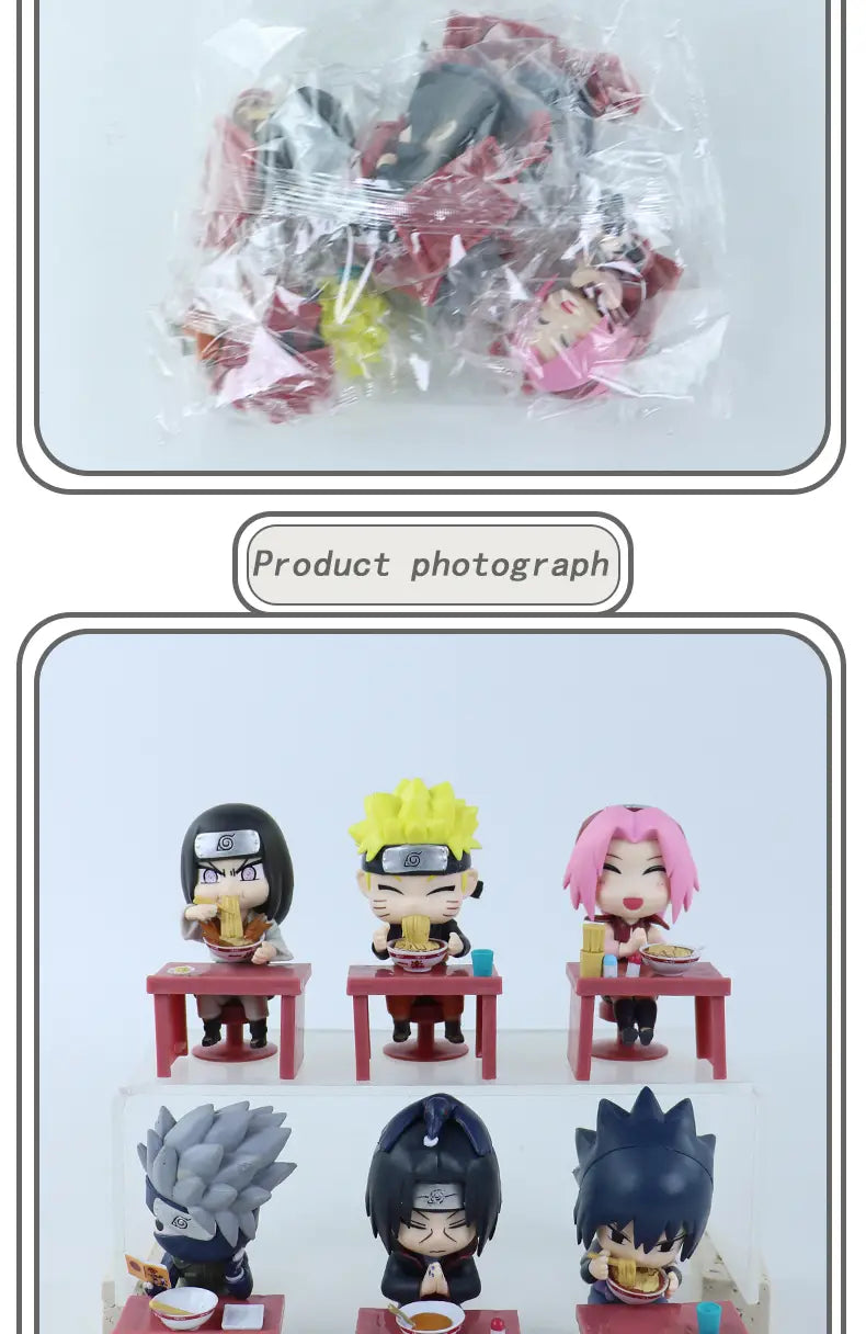 Naruto Naruto & Sasuke Blind Box Figure Set – Q Version Desktop Display