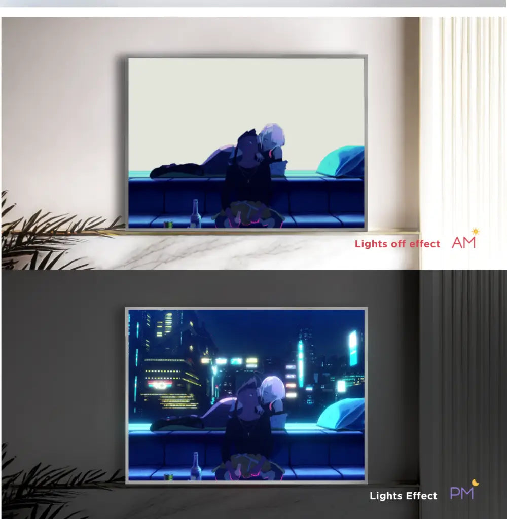 Cyberpunk Edgerunners LED Wall Art – LED Night Light