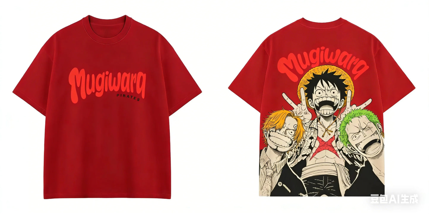 2026 One Piece Men's T-shirt Monkey D. Luffy Roronoa Zoro Sanji Anime Tee Summer and Spring Boy's Short Sleeves Parent-child Y2k