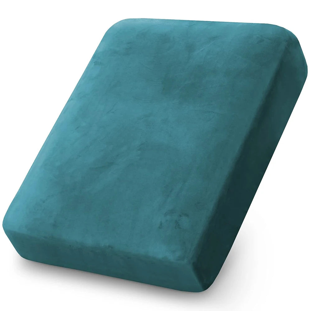 BRHUIXUE Velvet Sofa Cushion Covers for Living Room Plush Sofa Seat Cover Soft Stretch Sofas Couch Slipcover Furniture Protector
