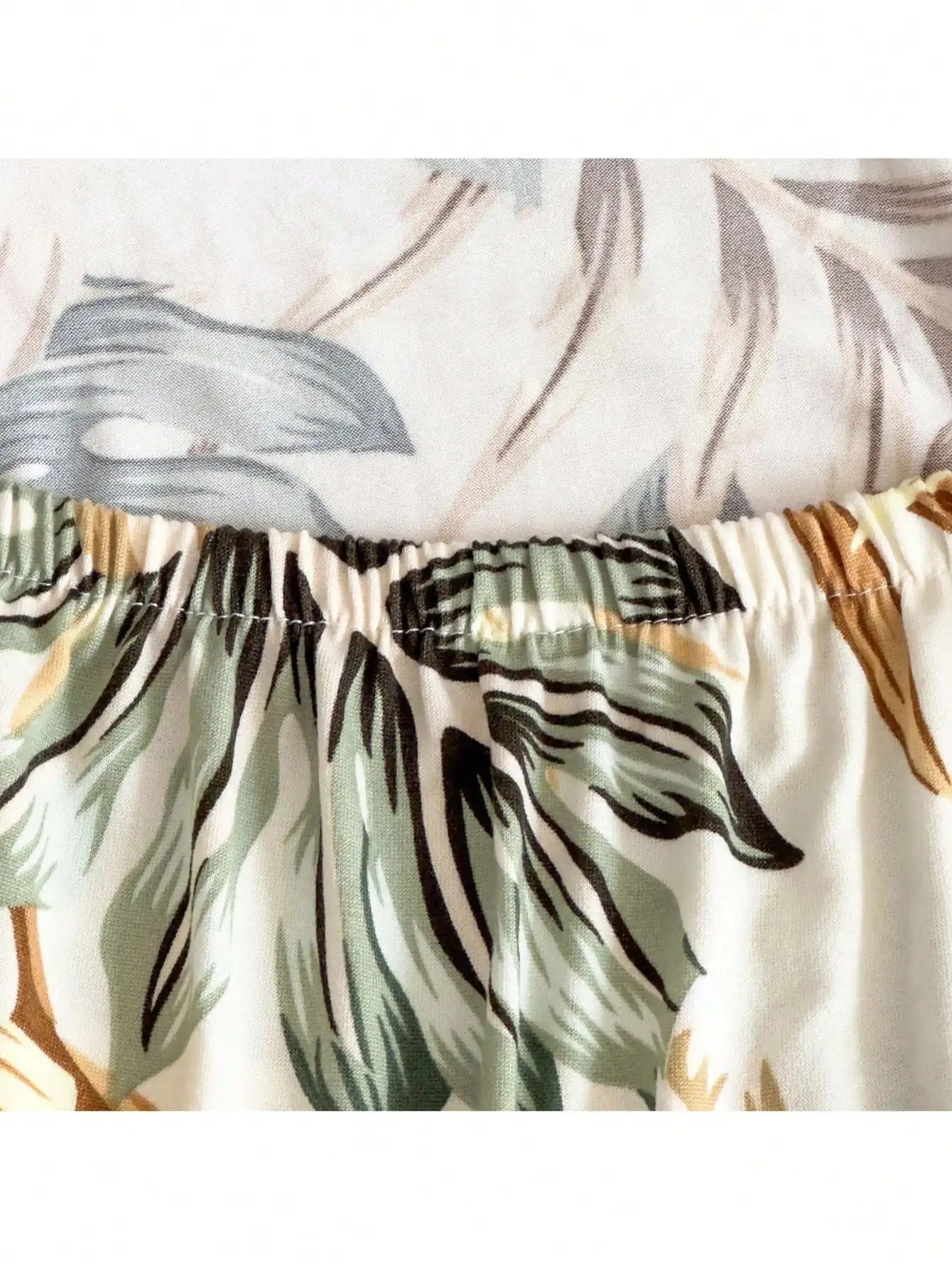 Outdoor Tropical Print Sofa Cushion Covers - Non-Slip Furniture Protectors, Replacement for Individual Seat Cushions