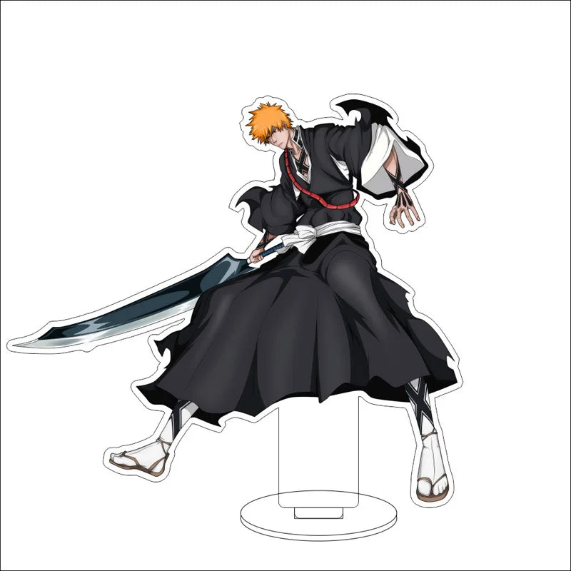 Anime BLEACH Acrylic Stand Ornaments Ogawa Michiru Kurosaki Isshin Kurosaki Yuzu Figure Stand Gifts