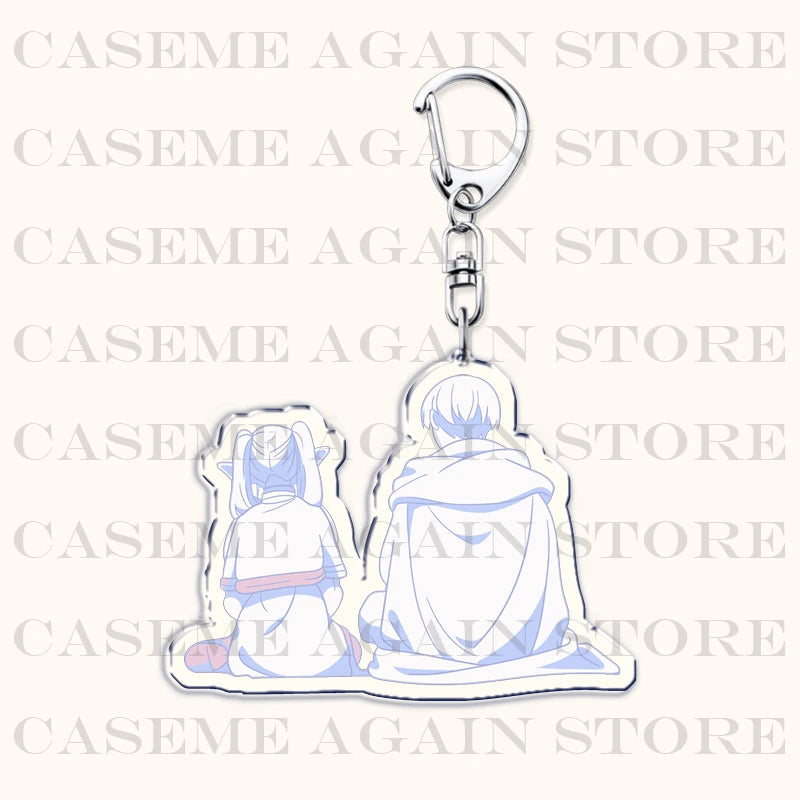 Popular Anime Frieren Beyond Journeys End Keychains for Accessories Bag Himmel Heiter Girl Keyrings Jewelry Fans Friends Gifts