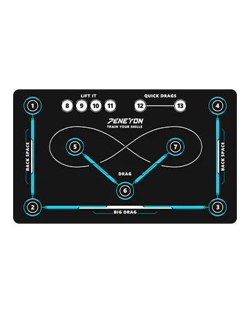 Hockey training pad that can be easily unfolded at any time Rubber pad American sports non-slip and wear-resistant thickened pad