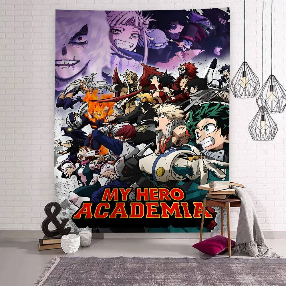 VIKAMA My Hero Academia Anime Tapestry Cute Decorative Wall Hanging Perfect For Living Rooms, Bedrooms, And Home Decor