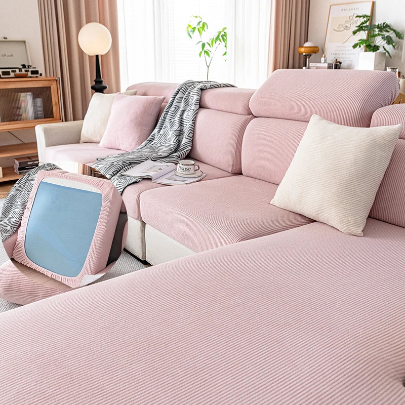 new string plush Sofa Cover Elastic Sofa Cushion Cover for Living Room Furniture Protector For Pets Removable Sofa Seat Cover