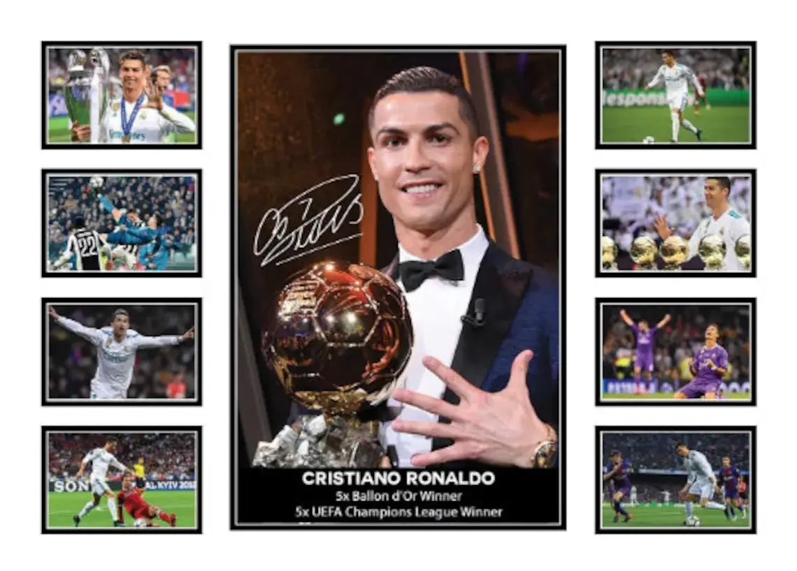 Famous Modern Football Player and Signature Poster Wall Decor B-Messi Sport Stars Canvas Painting For Boys' Room Fans Gift