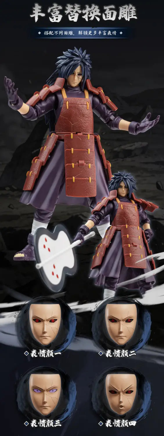 Naruto Uchiha Madara Figure – Assembled PVC Model