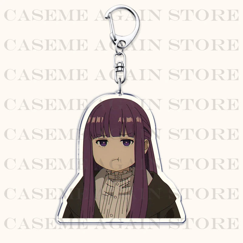 Popular Anime Frieren Beyond Journeys End Keychains for Accessories Bag Himmel Heiter Girl Keyrings Jewelry Fans Friends Gifts