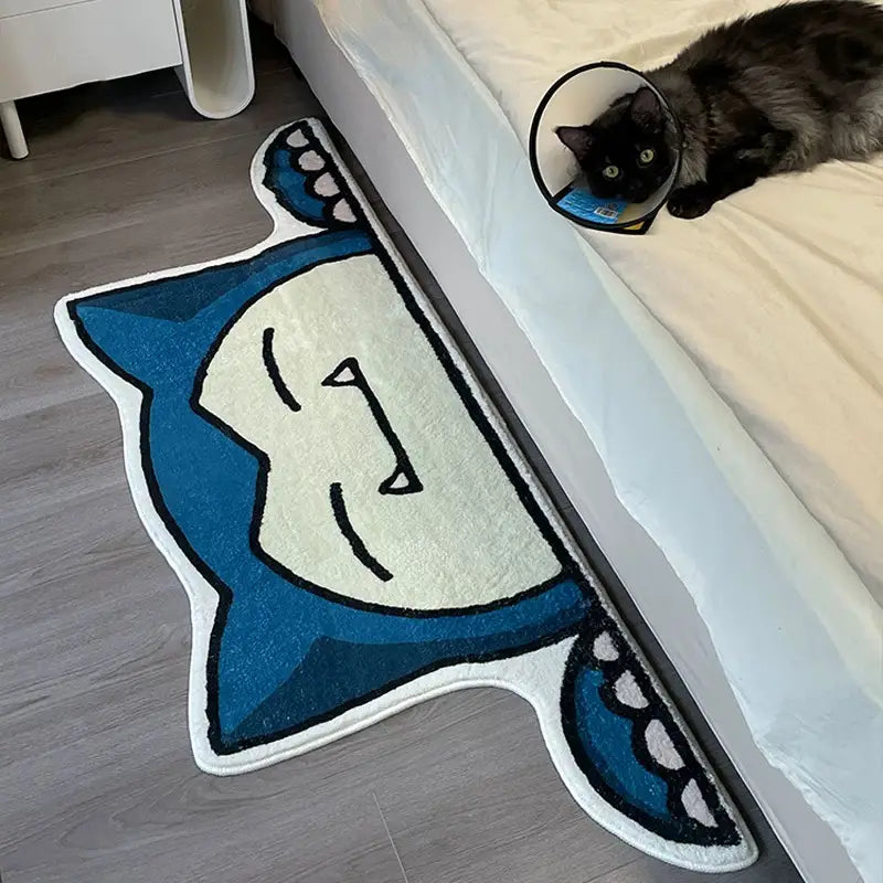 Pokemon Snorlax Round Carpet – Soft Non-Slip Floor Mat