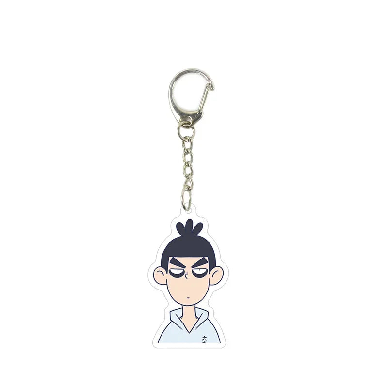 Anime Killer Seven Scissor Seven Acrylic Keychain Killer Seven Pendant Girl Boy Cartoon Cute Cool Keyring Jewelry Fan Collection