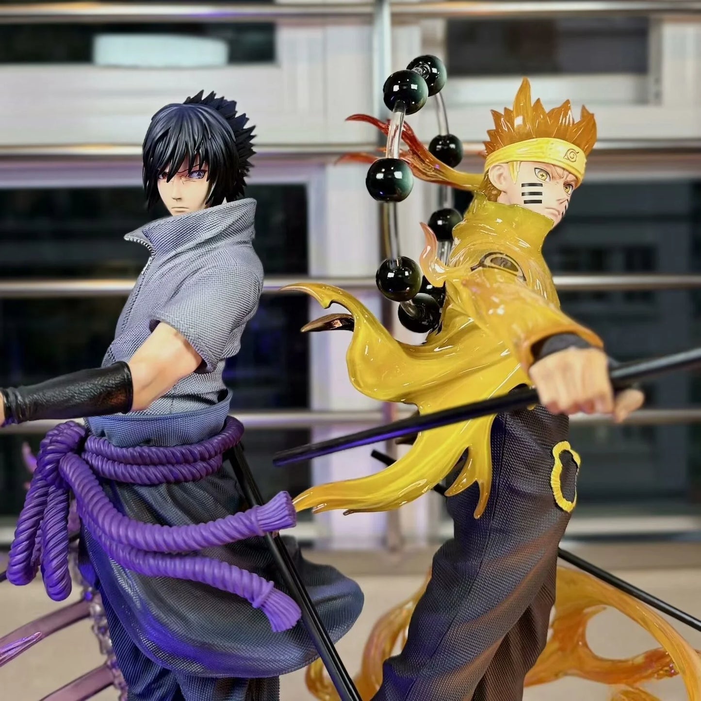Anime  Figure Shippuden Figurine Uzumaki Uchiha Sasuke PVC Action Toy Statue Collection Model Doll Birthday Gifts Anime Figure