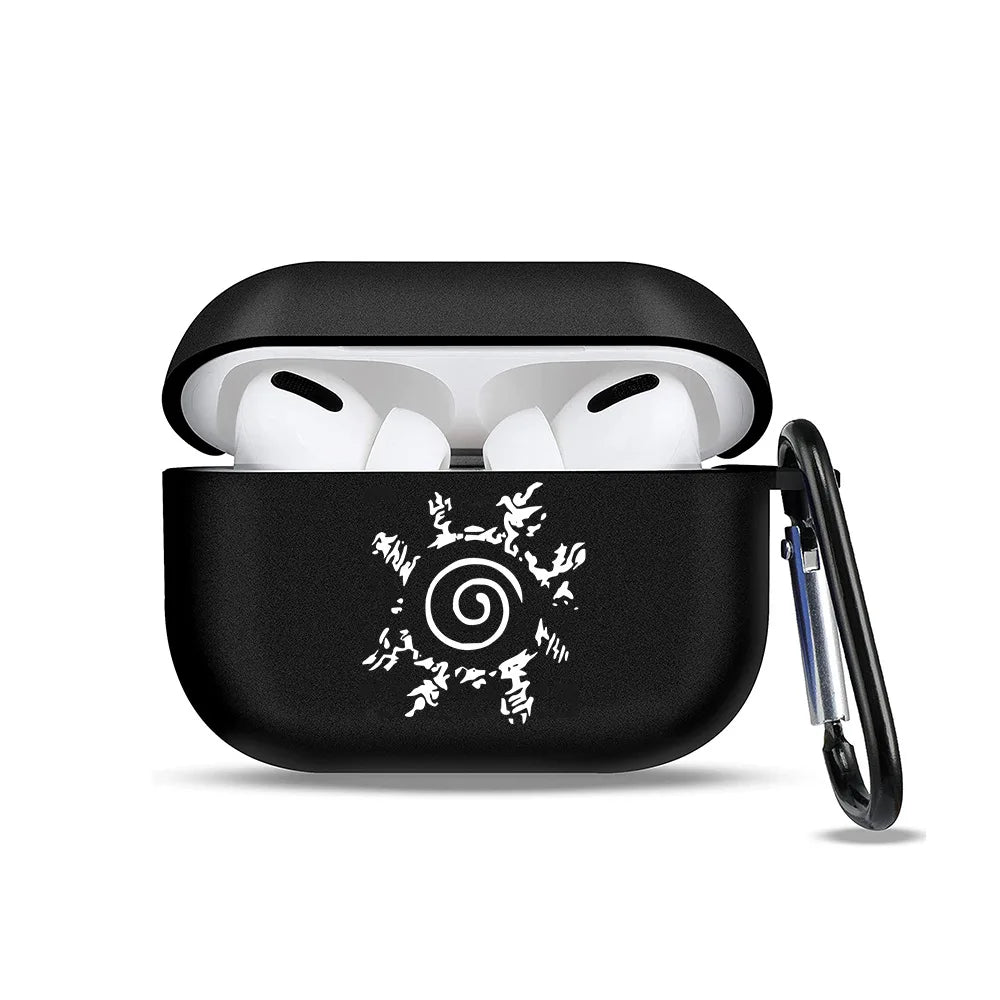 Naruto Cartoon Earphone Case for Apple Airpods 1 2 3 Pro 2 Soft Anime Bluetooth Headphone Protective Case for Air Pods Pro Cover